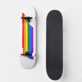 Tennessee Gay Pride Skateboard (Vorderseite)