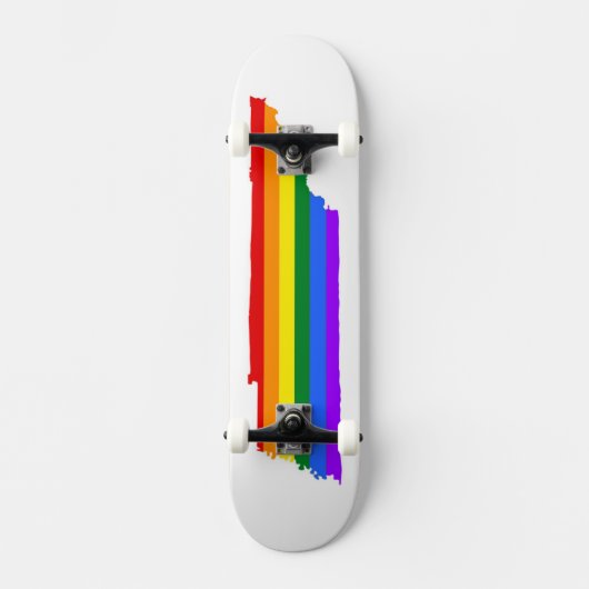 Tennessee Gay Pride Skateboard (Vorderseite)