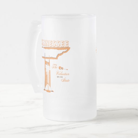 Tennessee gefrorene Tasse (Vorderseite Links)