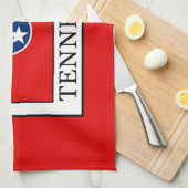 Tennessee Handtuch (Viertel Falte)