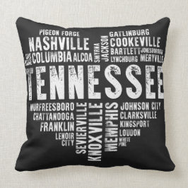 Tennessee Heart Liebe Knoxville Nashville Memphis  Kissen