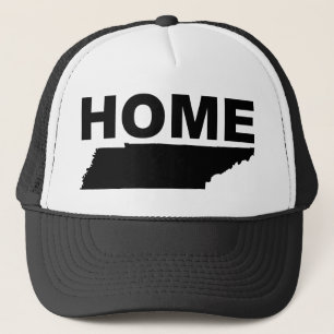 Tennessee-Heimat-Entfernt-von-State-Baseballcap-Hu Truckerkappe