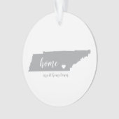 Tennessee Heimat Personalisierte Ornament (Vorderseite)
