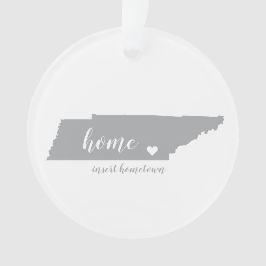 Tennessee Heimat Personalisierte Ornament (Vorderseite)
