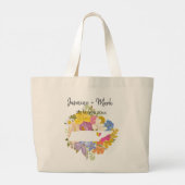 Tennessee Hochzeit in Urlaubsort Willkommen Jumbo Stoffbeutel (Rückseite)