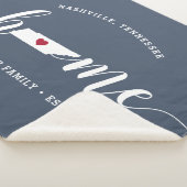 Tennessee Home State Personalized Sherpadecke (3/4)