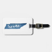 Tennessee Home Wood Grain Gepäckanhänger (Vorderseite horizontal)