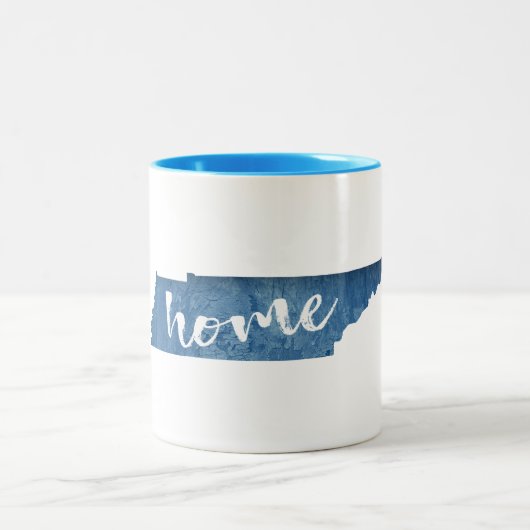 Tennessee Home Wood Grain Zweifarbige Tasse (Mittel)