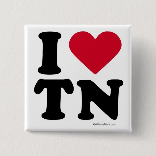 TENNESSEE - "ICH LIEBE TN" "ICH LIEBE TENNESSEE " BUTTON (Vorderseite)