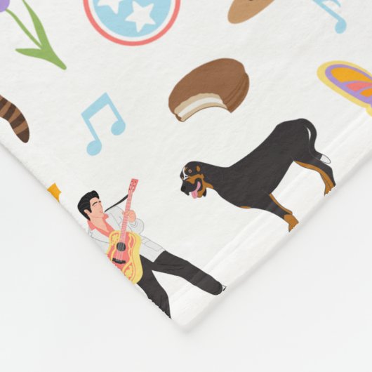 Tennessee-Icons Fleecedecke (Ecke)