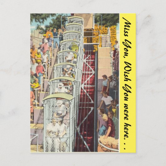 Tennessee, Incline Rail, Aussichtsberg Postkarte (Vorderseite)