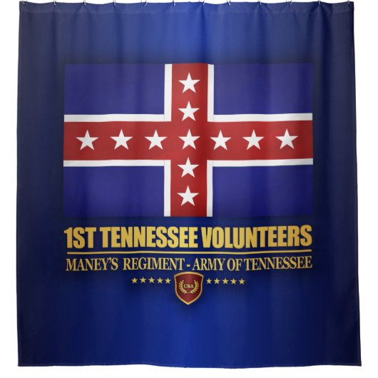 Tennessee Infanterie (F10) Duschvorhang (Vorderseite)