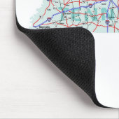 Tennessee Interstate Map Mousepad (Ecke)
