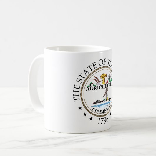 Tennessee Kaffeetasse (Vorderseite Links)