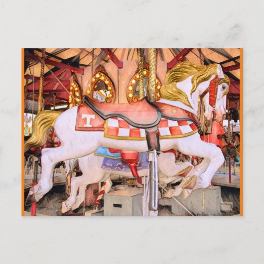 Tennessee Karussellpferd Postkarte (Vorderseite)