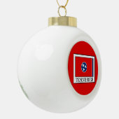 Tennessee Keramik Kugel-Ornament (Links)