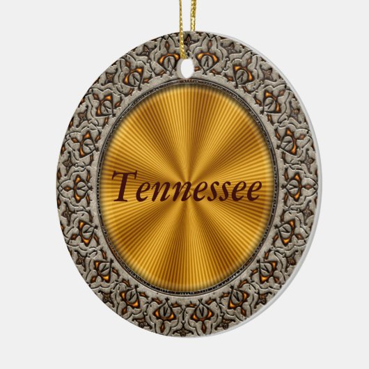 Tennessee Keramik Ornament (Links)