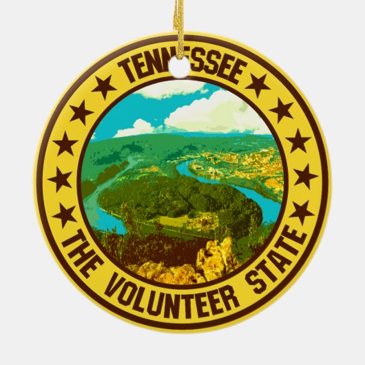 Tennessee Keramik Ornament (Hinten)