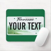 Tennessee-Kfz-KennzeichenMausunterlage Mousepad (Mit Mouse)