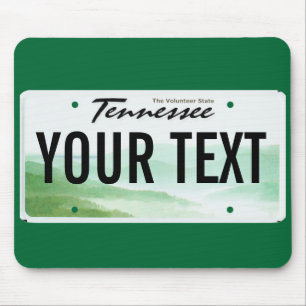 Tennessee-Kfz-KennzeichenMausunterlage Mousepad