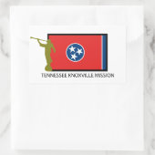 TENNESSEE KNOXVILLE MISSION LDS CTR RECHTECKIGER AUFKLEBER (Tasche)