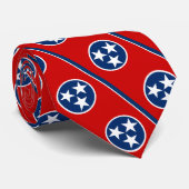 Tennessee Krawatte, Mode USA, Flaggengeschäft Krawatte (Gerollt)