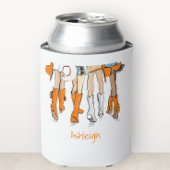 Tennessee Ladys Cowboy Boots Orange Fantasiebezeic Dosenkühler