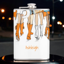 Tennessee Ladys Cowboy Boots Orange Fantasiebezeic