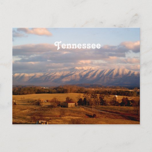 Tennessee Landschaft Postkarte (Vorderseite)