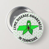 Tennessee Lyme Disease Awareness Button (Vorne & Hinten)