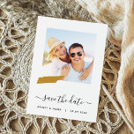 Tennessee Map Foto Wedding Save the Date Card<br><div class="desc">Lass den Gästen wissen,  Save the Date für Ihre Hochzeit mit dieser hübsch minimalistischen Fotokarte mit einer Karte Kontur des Ortes Ihrer Veranstaltung.</div>
