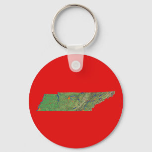 Tennessee Map Schlüsselanhänger
