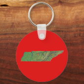 Tennessee Map Schlüsselanhänger (Vorderseite)