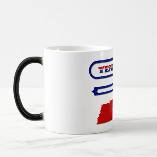 TENNESSEE MAP, TENNESSEE, USA. SAMER BRASIL VERWANDLUNGSTASSE (Links)