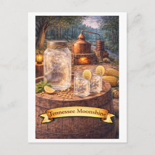 Tennessee-Moonshine (Amerikanische Lebensmittel-Se Postkarte