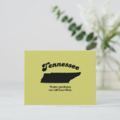 Tennessee Motto - Danke gut Postkarte (Stehend Vorderseite)