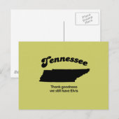 Tennessee Motto - Danke gut Postkarte (Vorne/Hinten)