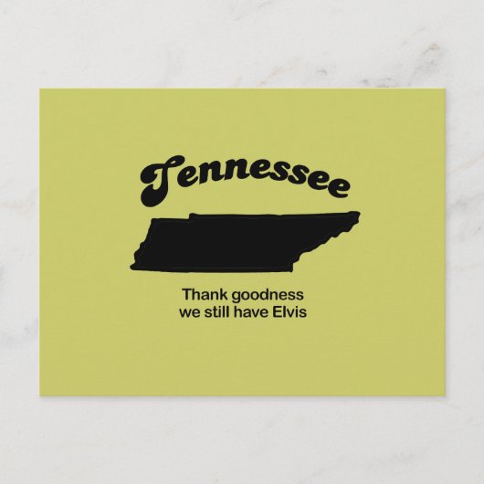 Tennessee Motto - Danke gut Postkarte (Vorderseite)