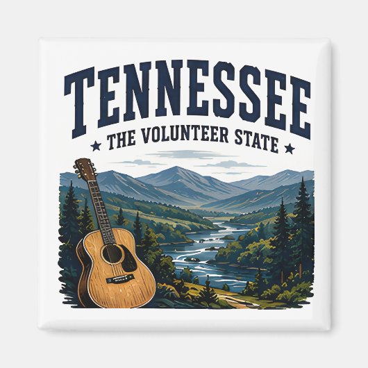 Tennessee Mountain Music Journey Magnet (Vorne)