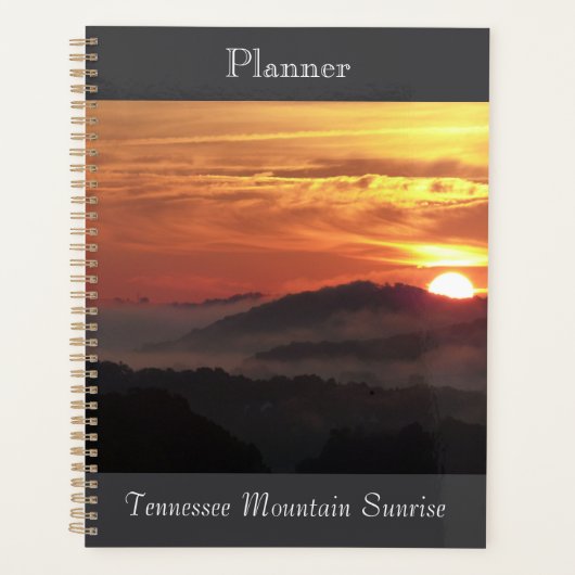 Tennessee Mountain Sunrise Planer (Vorderseite)