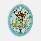 Tennessee Nurse Caduceus Keramik Ornament (Rechts)