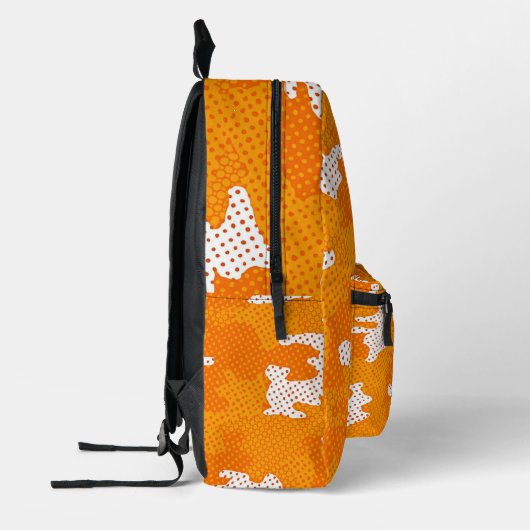 Tennessee Orange & White Camo Bedruckter Rucksack (Links)