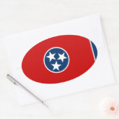 Tennessee Ovaler Aufkleber (Umschlag)