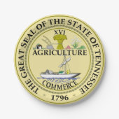 Tennessee Pappteller (Vorderseite)