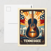 Tennessee | Patriotischer Geist Vintag Postkarte (Vorne/Hinten)