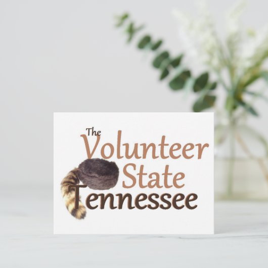 TENNESSEE Postkarte (Stehend Vorderseite)