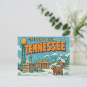 TENNESSEE Postkarte (Stehend Vorderseite)