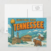TENNESSEE Postkarte (Vorne/Hinten)