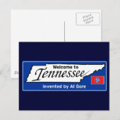 Tennessee Postkarte (Vorne/Hinten)