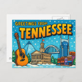 TENNESSEE Postkarte (Vorne/Hinten)